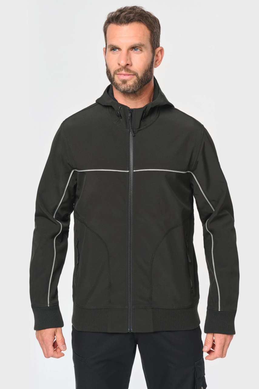 wk450 UNISEX 3-LAYER TWO-TONE BIONIC SOFTSHELL JACKET