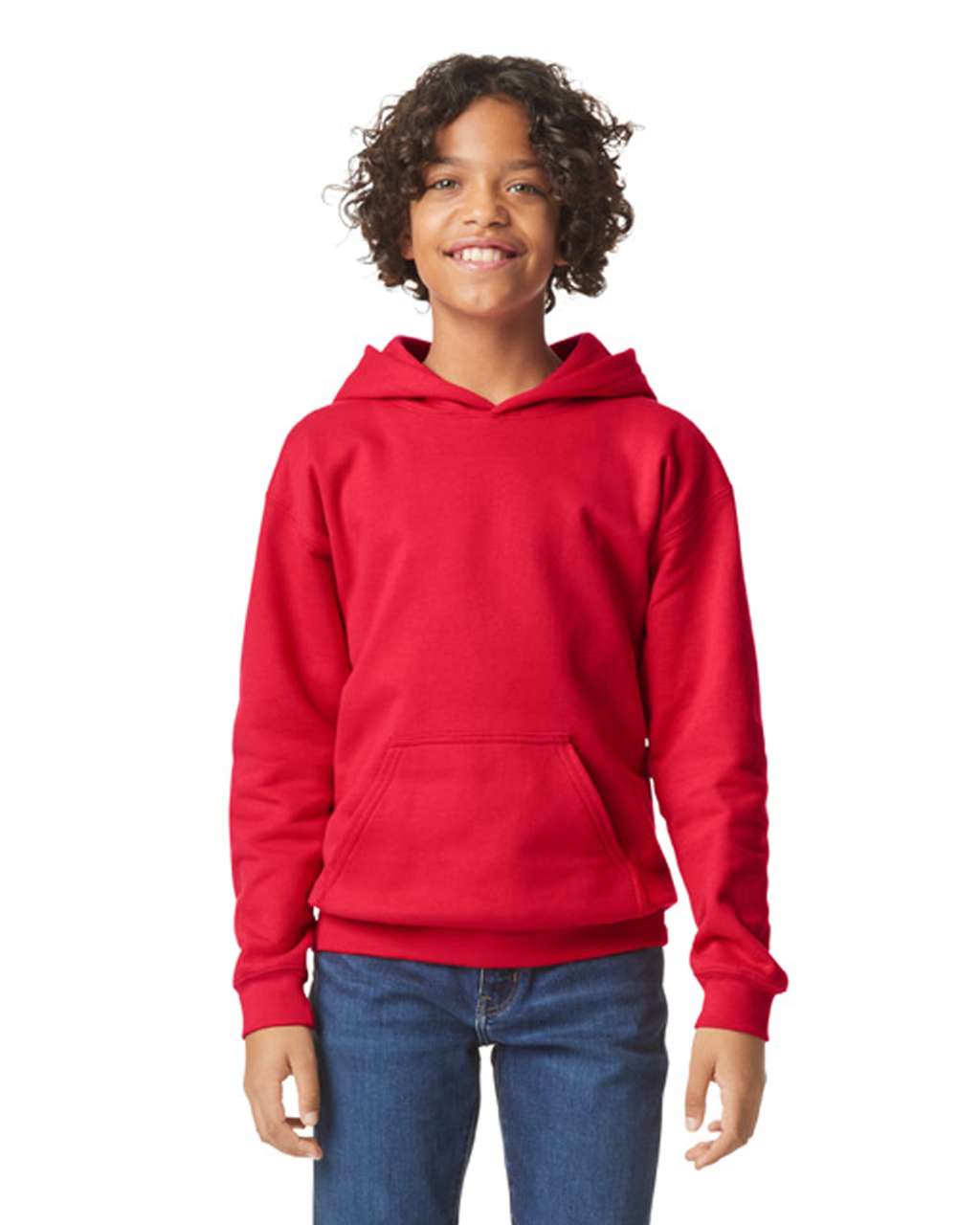 gibsf500 SOFTSTYLE® MIDWEIGHT FLEECE YOUTH HOODIE