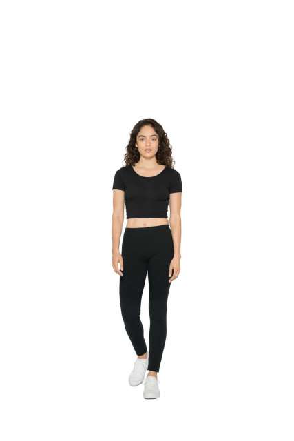 NŐI PAMUT SPANDEX JERSEY RÖVID UJJÚ CROP TRIKÓ