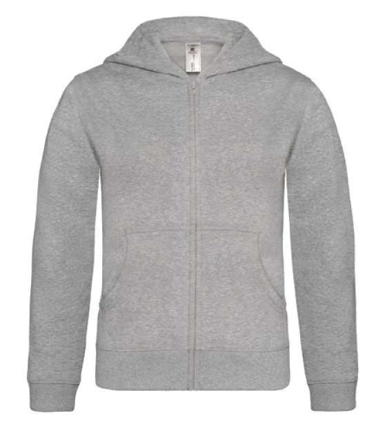 BCWK682 B&C HOODED FULL ZIP /KIDS