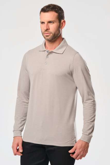 WK276 MEN'S LONG-SLEEVED POLO SHIRT