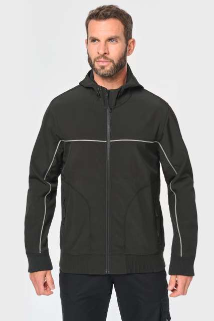 WK450 UNISEX 3-LAYER TWO-TONE BIONIC SOFTSHELL JACKET