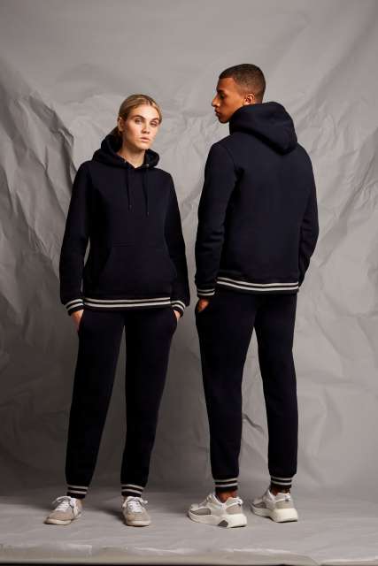 FR841 HOODIE WITH STRIPED CUFFS