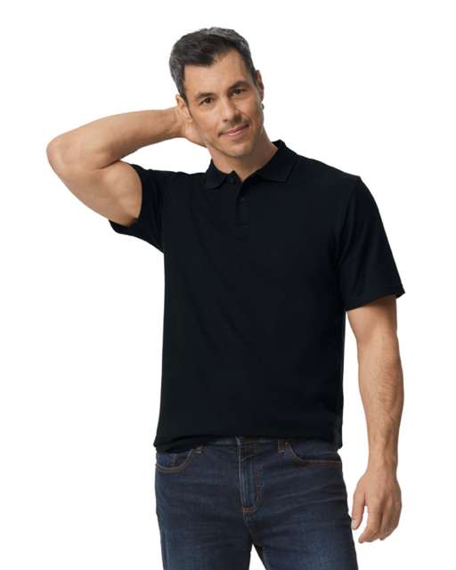 GI64800 SOFTSTYLE® ADULT DOUBLE PIQUÉ POLO