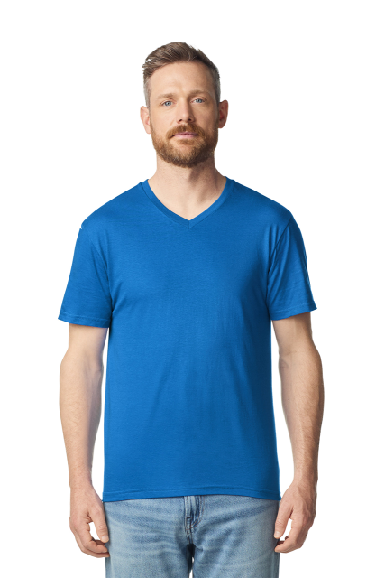 GI64V00 SOFTSTYLE™ FELNŐTT V-NYAKÚ PÓLÓ