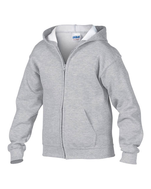 HEAVY BLEND™ YOUTH FULL ZIP HOODED SWEATSHIRT