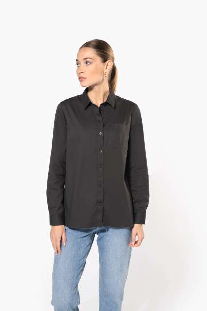 ka585 LADIES’ NEVADA LONG SLEEVE COTTON SHIRT