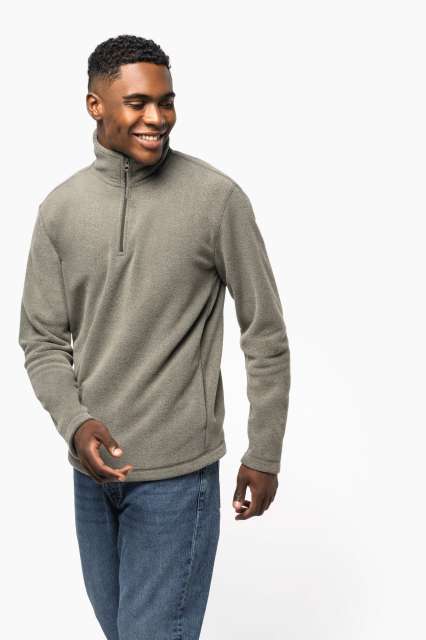 ka912 ENZO - ZIP NECK MICROFLEECE JACKET