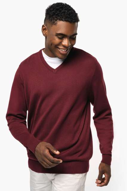 ka965 MEN’S V-NECK JUMPER