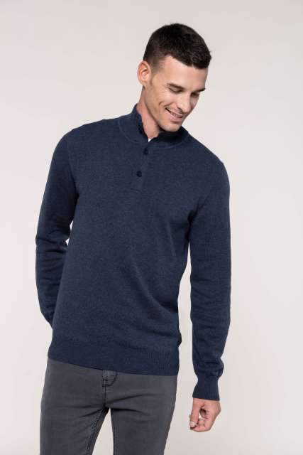 PREMIUM BUTTON NECK JUMPER