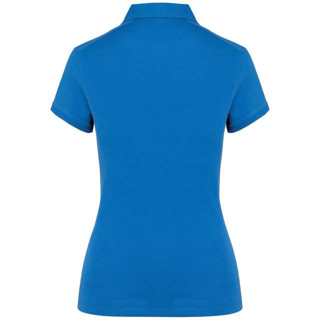 LADIES' SHORT SLEEVED JERSEY POLO SHIRT