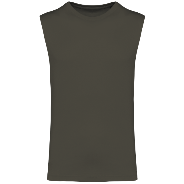 ECO-FRIENDLY MEN SLEEVELESS T-SHIRT