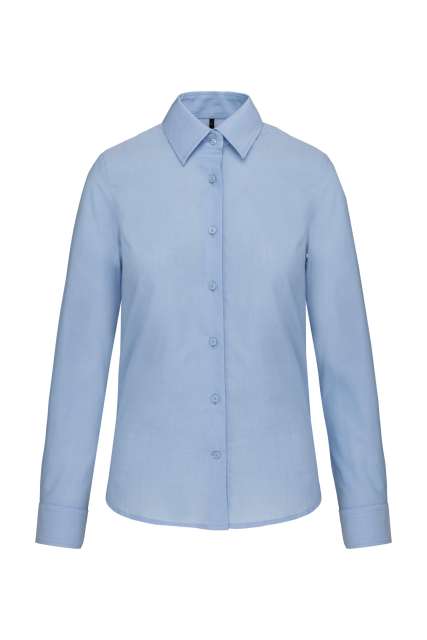 ka534 LADIES' LONG-SLEEVED OXFORD SHIRT
