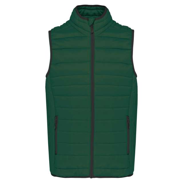 MEN’S LIGHTWEIGHT SLEEVELESS FAKE DOWN JACKET