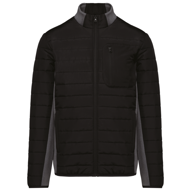 MEN'S BI-MATERIAL PADDED JACKET