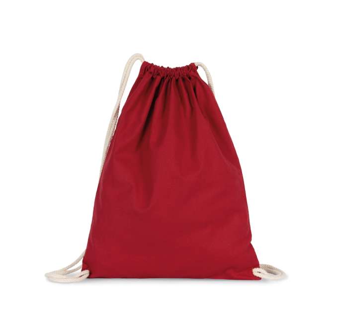 ORGANIC PAMUT BACKPACK WITH DRAWSTRING CARRY HANDLES