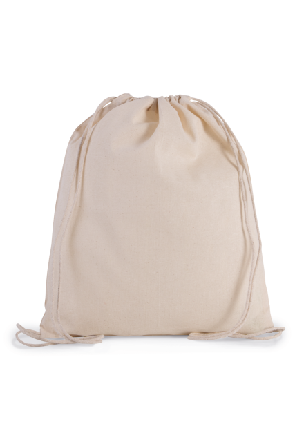 KI0147 ORGANIC COTTON SMALL DRAWSTRING BAG