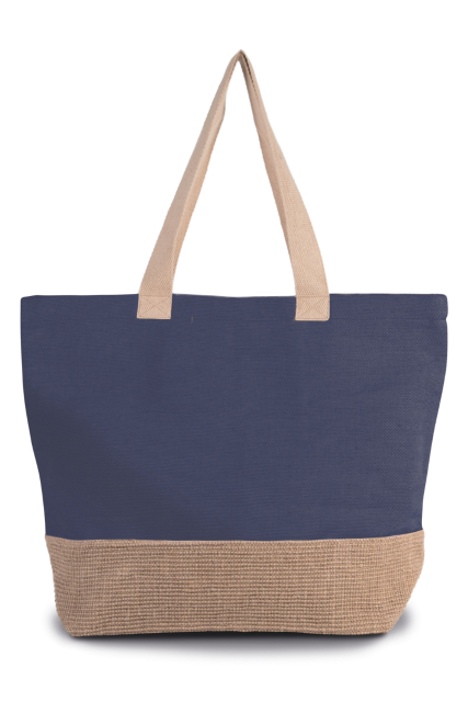 KI0258 RUSTIC JUCO HOLD-ALL SHOPPER BAG