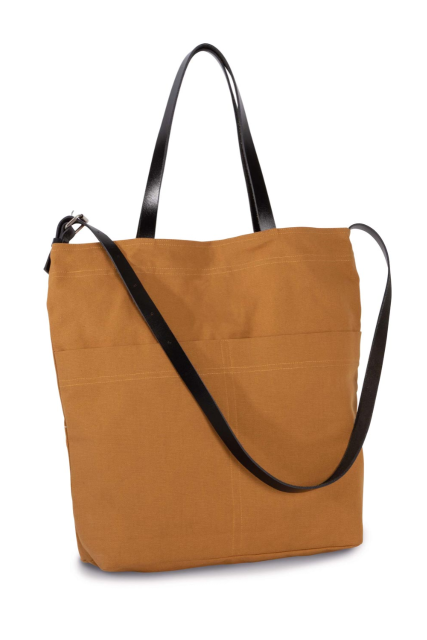 ki0287 HANDBAG WITH LEATHER SHOULDER STRAP