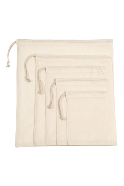 ki0729 SLIDING DRAWSTRING IN ORGANIC COTTON
