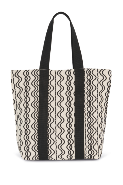 KI5212 RECYCLED SHOPPING BAG - WAVY PATTERN