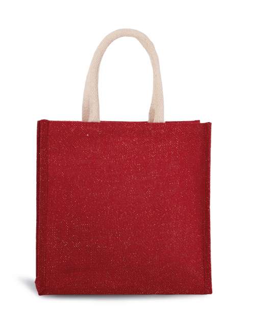 JUTE CANVAS TOTE - LARGE