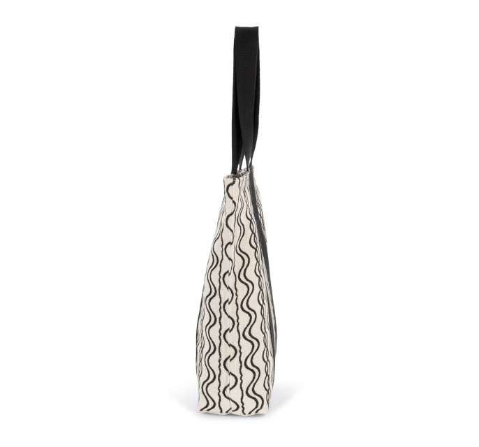RECYCLED SHOPPING BAG - WAVY PATTERN