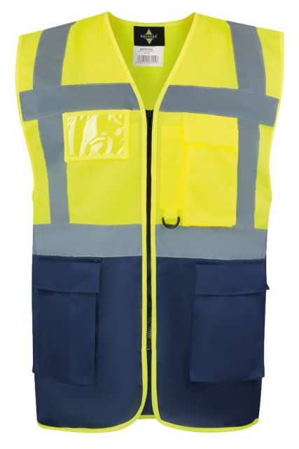 COMFORT EXECUTIVE SAFETY VEST "HAMBURG" - MULTIFUNCTIONAL WITH POCKETS