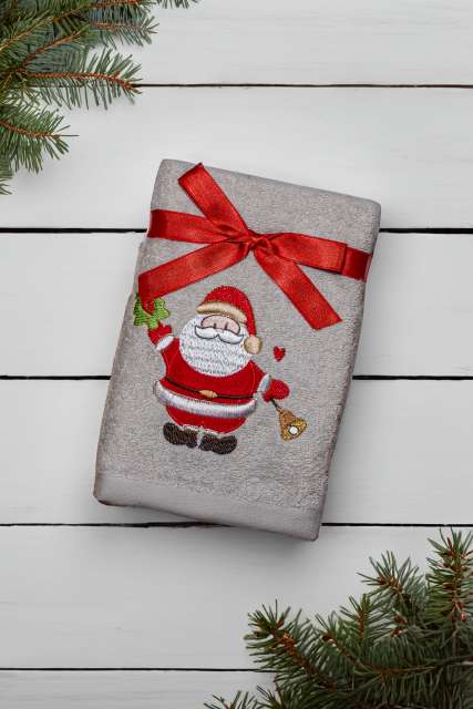 olxmas17 OLIMA CHRISTMAS TOWEL - SANTA CLAUS