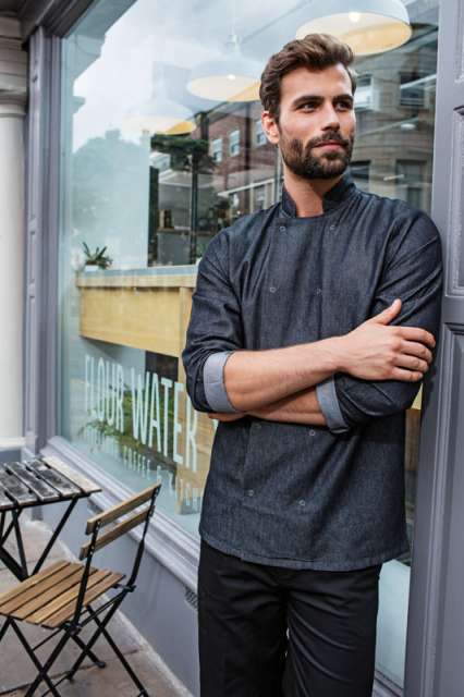 DENIM CHEF'S JACKET