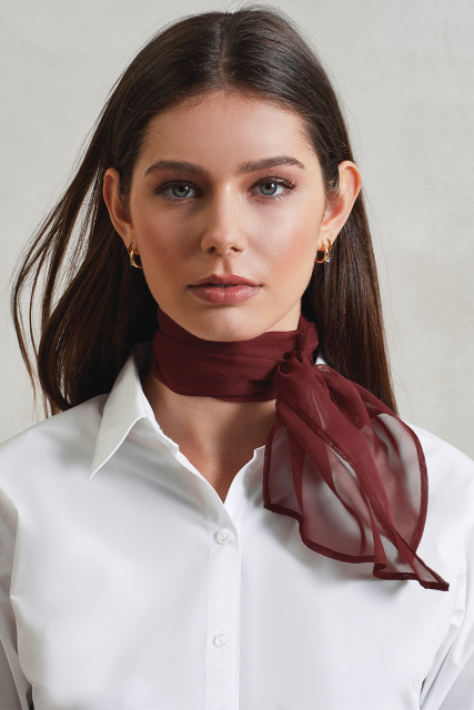 PR740 'COLOURS COLLECTION' PLAIN CHIFFON SCARF