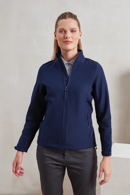 PR812 WOMEN’S WINDCHECKER® PRINTABLE & RECYCLED SOFTSHELL JACKET