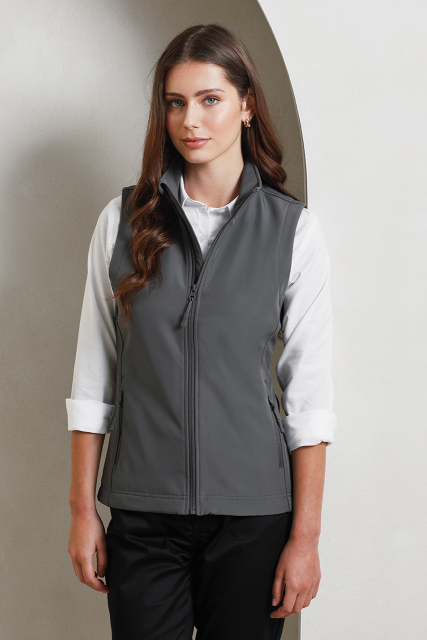 PR816 WOMEN’S WINDCHECKER® PRINTABLE & RECYCLED SOFTSHELL GILET