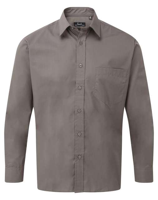 MEN'S LONG SLEEVE POPLIN SHIRT