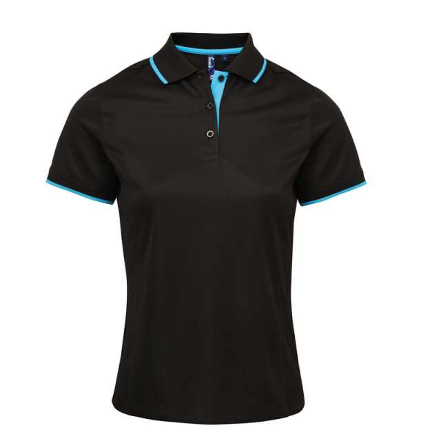 LADIES’ CONTRAST COOLCHECKER® POLO