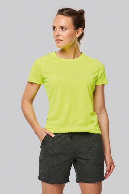 LADIES' RECYCLED ROUND NECK SPORTS T-SHIRT