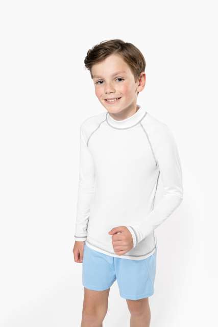 pa4018 CHILDREN’S LONG-SLEEVED TECHNICAL T-SHIRT WITH UV PROTECTION