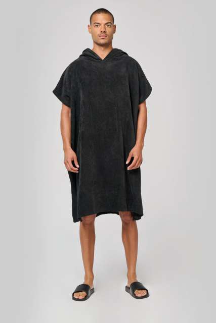 PA581 UNISEX HOODED TOWELLING PONCHO
