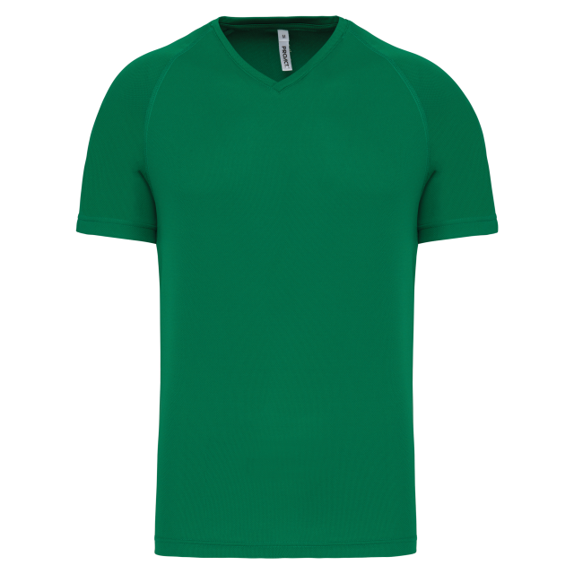 MEN’S V-NECK SHORT SLEEVE SPORTS T-SHIRT