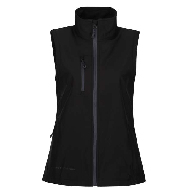 RETRA863 WOMEN'S HONESTLY MADE RECYCLED PRINTABLE SOFTSHELL BODYWARMER