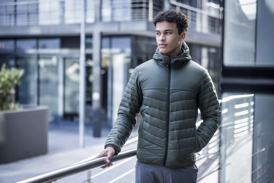 retra964 LOFTLITE HOODED BAFFLE JACKET