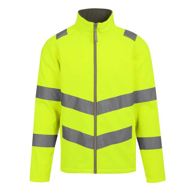 HI-VIS PRO CONTRACT ABLAZE 2 LAYER SOFTSHELL JACKET (CLASS 3)