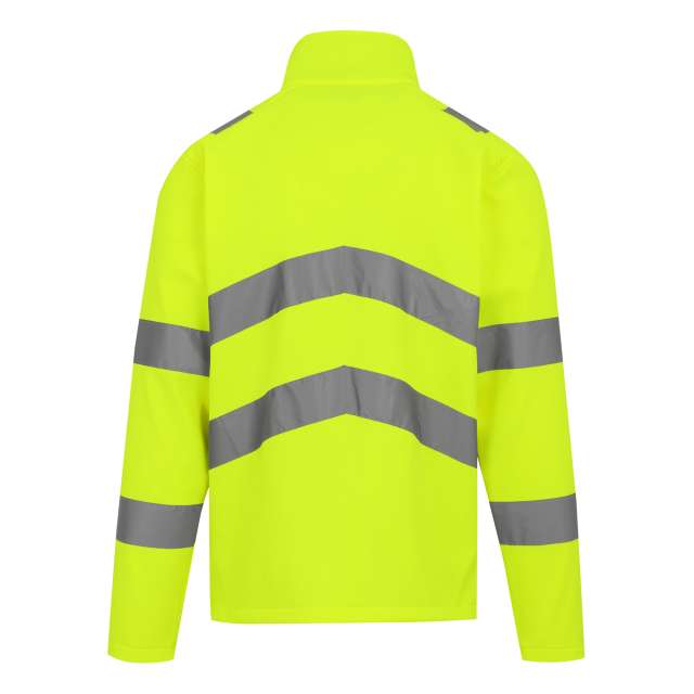 HI-VIS PRO CONTRACT ABLAZE 2 LAYER SOFTSHELL JACKET (CLASS 3)