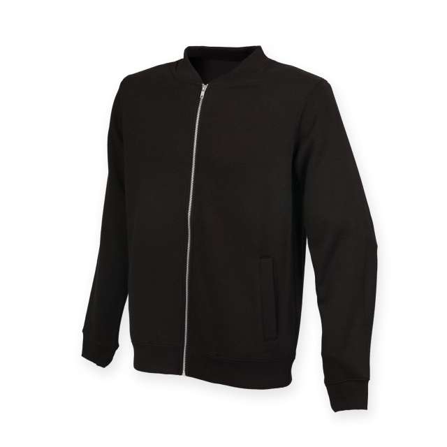 SF511 UNISEX BOMBER FULL ZIP SWEAT