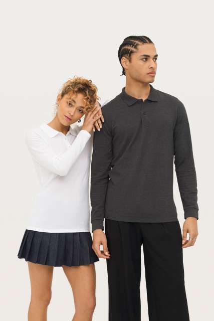 SO02087 SOL'S PERFECT LSL MEN - LONG-SLEEVE PIQUÉ POLO SHIRT