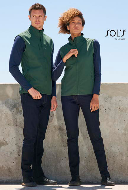 SO03826 SOL'S FALCON BW WOMEN - SOFTSHELL BODYWARMER