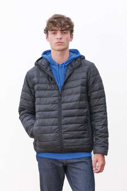 so04444 SOL'S STREAM HOODED MEN - LIGHTWEIGHT KAPUCNIS BÉLELT KABÁT