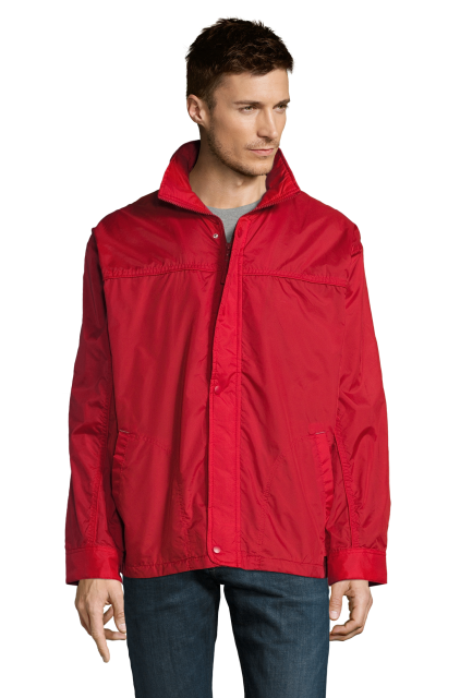 SO46000 SOL'S MISTRAL - JERSEY-LINED WATER REPELLENT WINDBREAKER