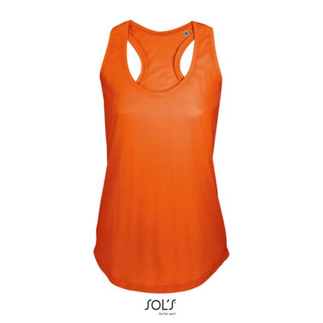 SOL'S MOKA - NŐI RACERBACK TRIKÓ