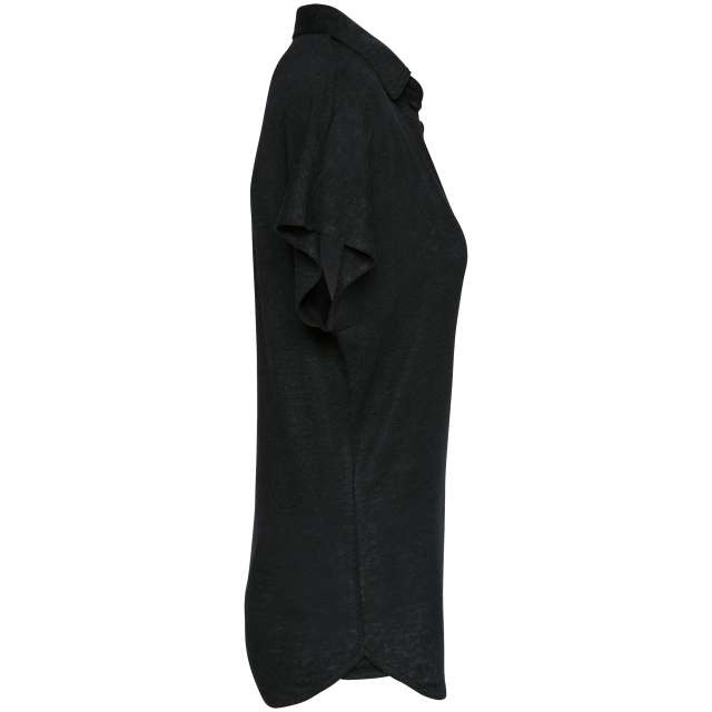 LADIES’ LINEN POLO SHIRT